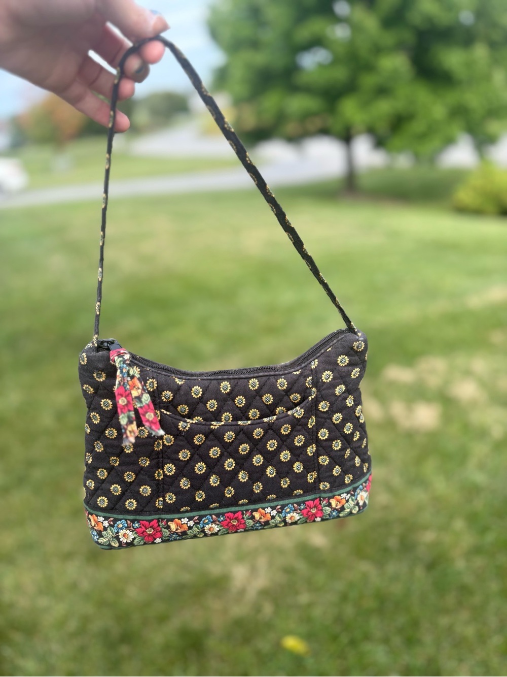 Y2K Vera Bradley 2002 “Vibrant Black” Purse